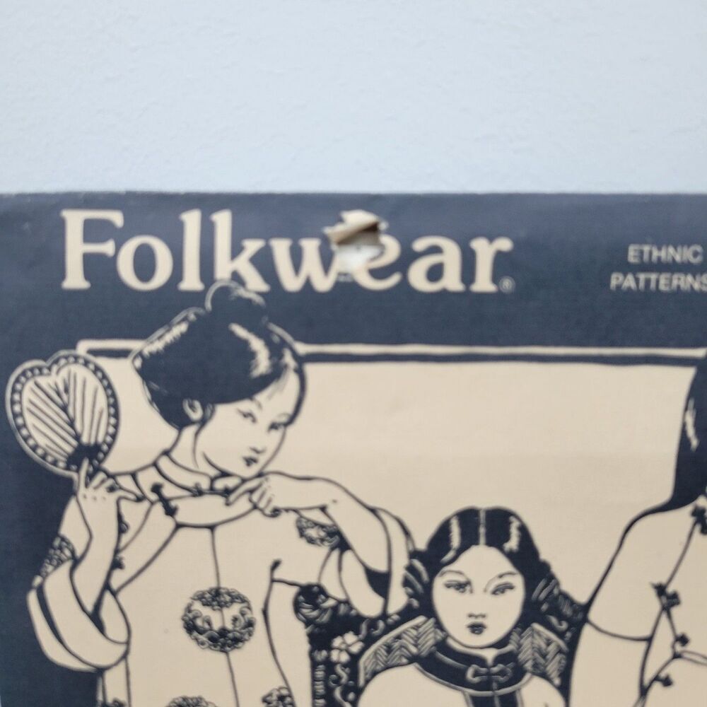 Vintage Folkwear Chinese Jacket Sewing Pattern No. 114 • Traditional Ethnic - Picture 7 of 8